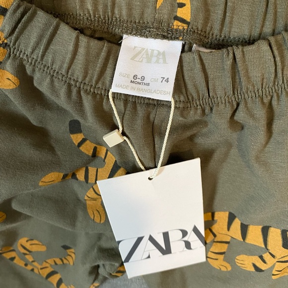 ZARA TIGER GRAPHIC BABY LEGGINGS - Picture 6 of 9